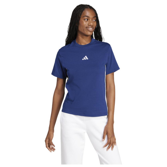 Adidas Γυναικεία κοντομάνικη μπλούζα Essentials 3-Stripes Cotton Tee Adidas Γυναικεία κοντομάνικη μπλούζα Essentials 3-Stripes Cotton Tee